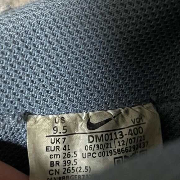 Nike court vision Alta Ashen slate sneakers Sky Blue - Picture 3 of 3